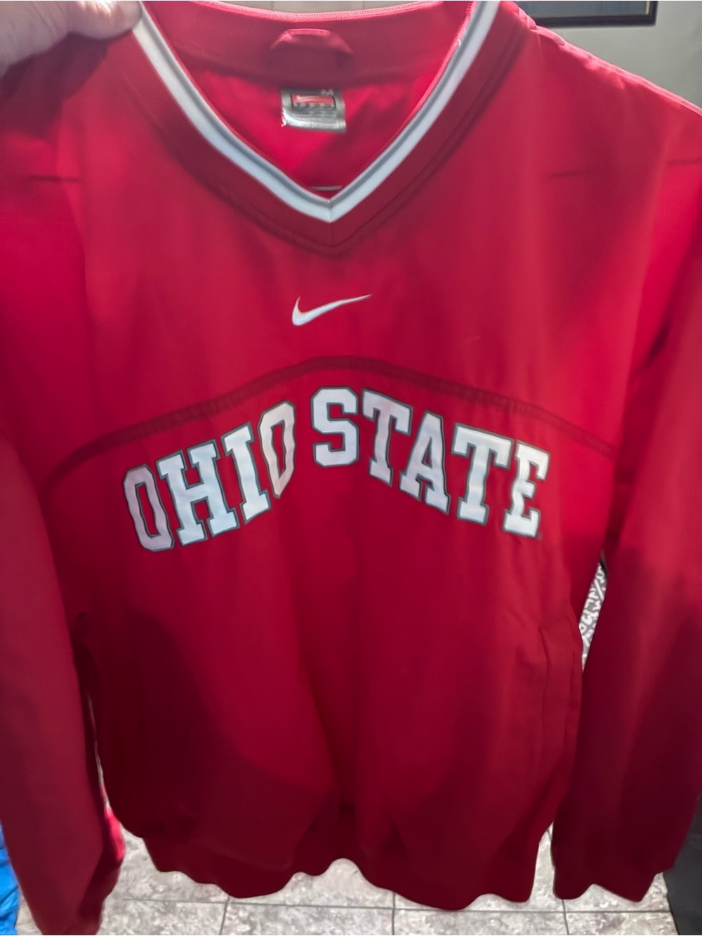 Nike Red Ohio State Pullover